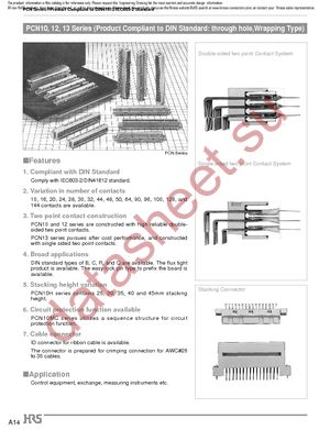 PCN10-32P-2.54DS(72) datasheet  